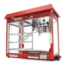 RED POPCORN MACHINE 8OZ-T (WITH HEATED DISPLAY CASE)