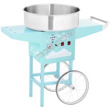 COTTON MACHINE WITH CART - TECNOCANDY 52 TURQUOISE